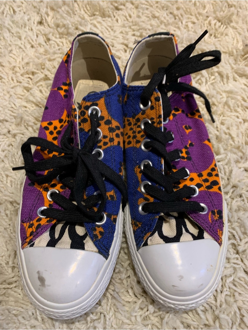 Marimekko Print Converse Shoes US W 7 CTAS